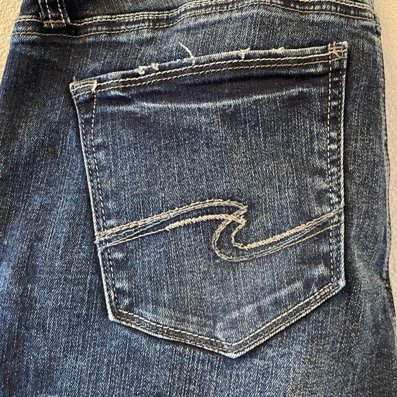 NWT Silver Denim Curvy Fit Mid Size Skinny Jeans Size 27 - Picture 12 of 12